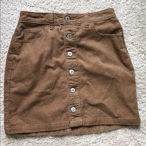 Hollister corduroy ultra high-rise skirt